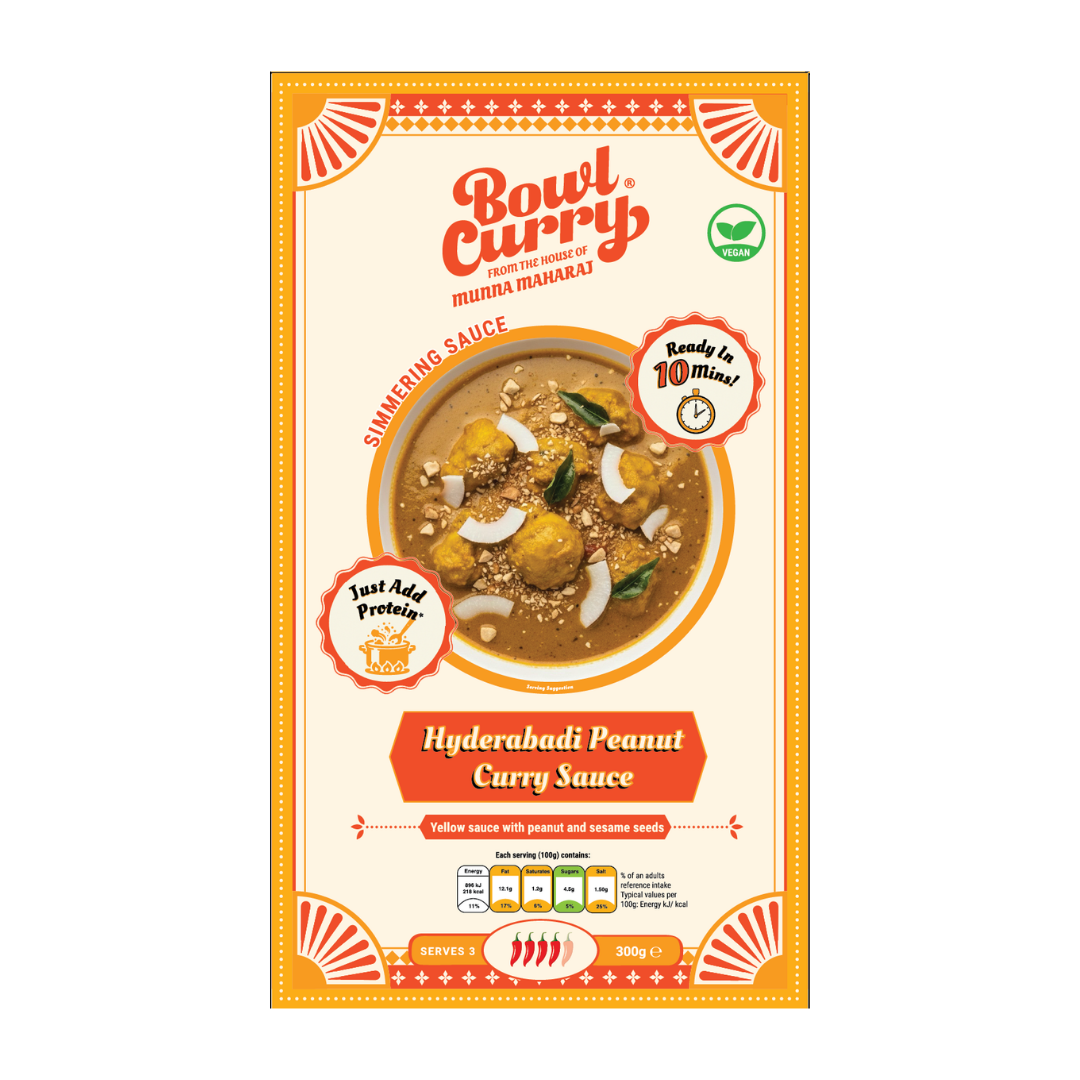 Bowl Curry Hyderabadi Peanut Curry Sauce