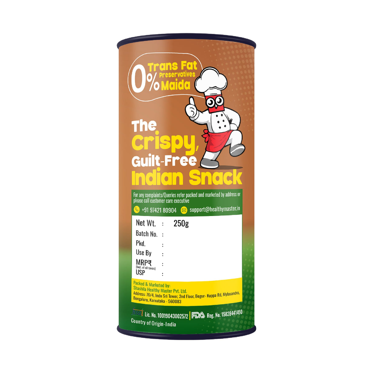 Healthy Master Baked Flaxseed Mathri - 250g