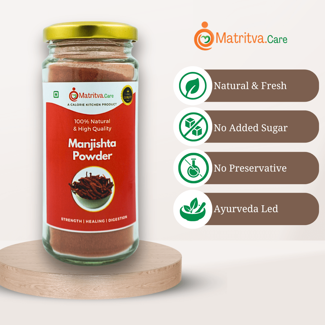 Matritva Care Manjishta Powder (Indian Madder) | 100% Pure Ayurvedic Herb