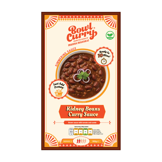 Bowl Curry Kidney Beans Curry Sauce