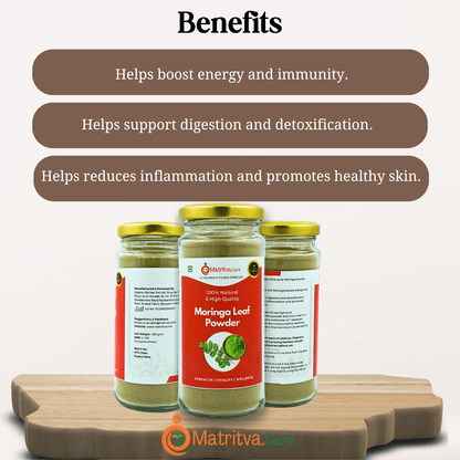Matritva Care Moringa Leaf Powder | 100% Natural Superfood
