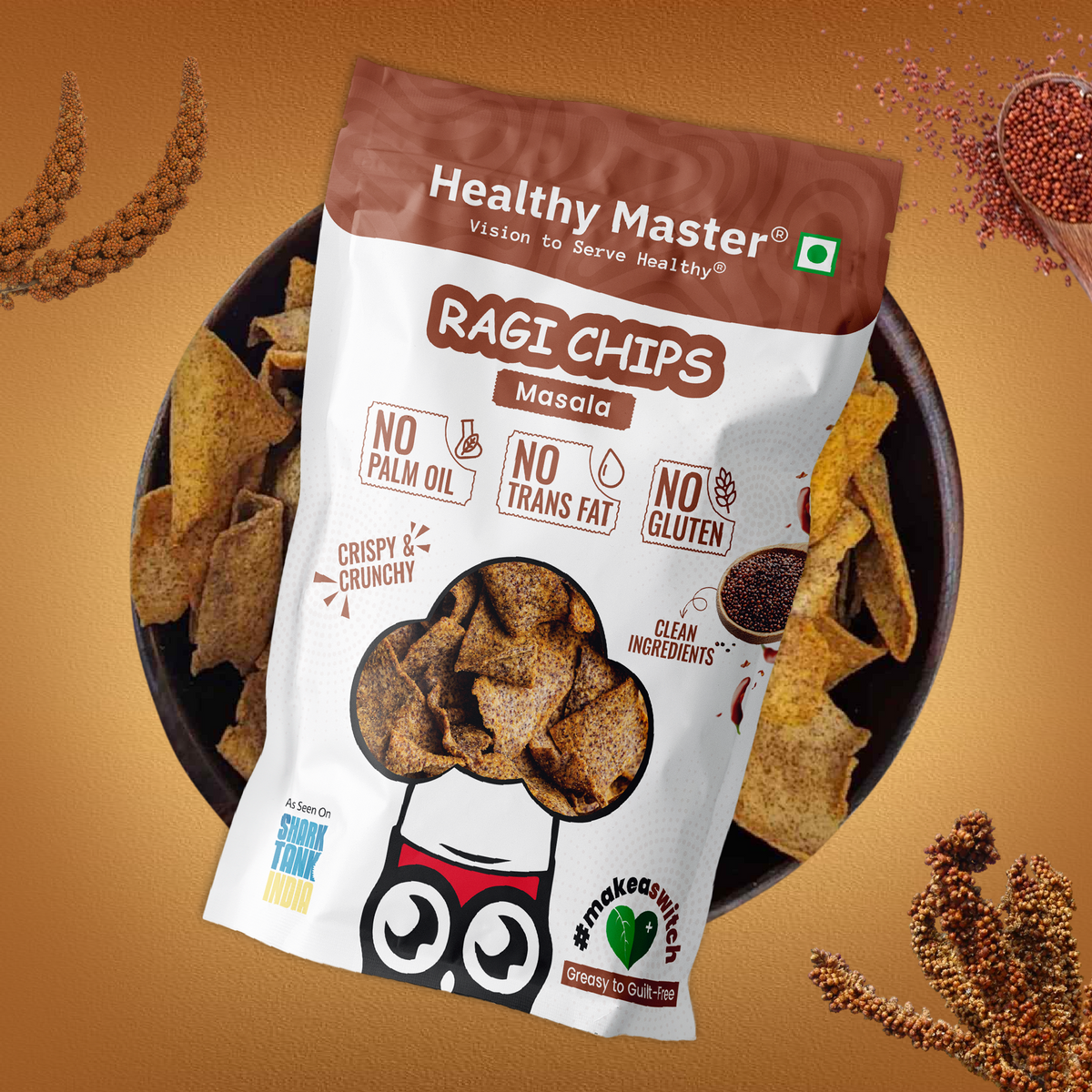 Healthy Master Ragi Chips - 100g