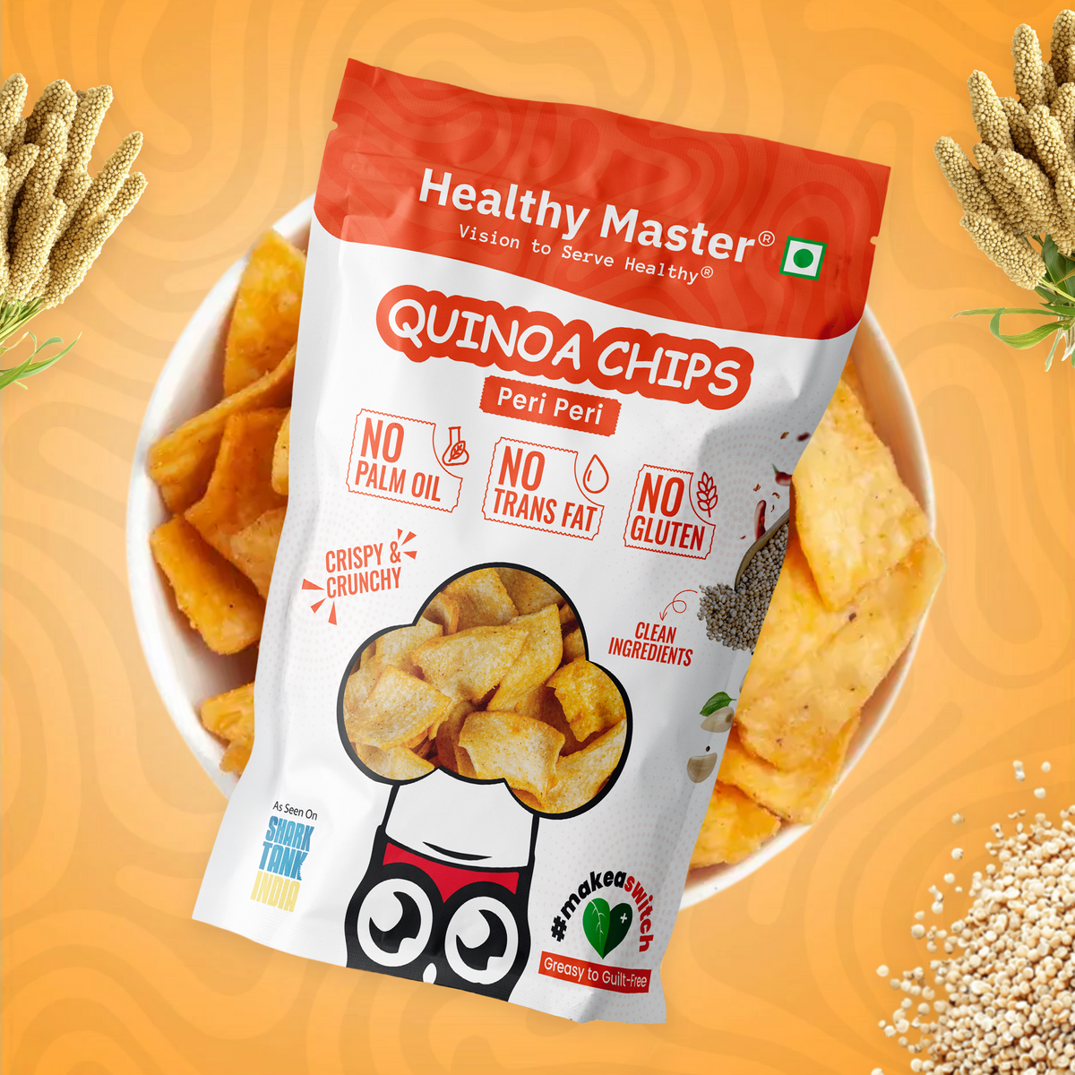Healthy Master Quinoa Chips - 100g