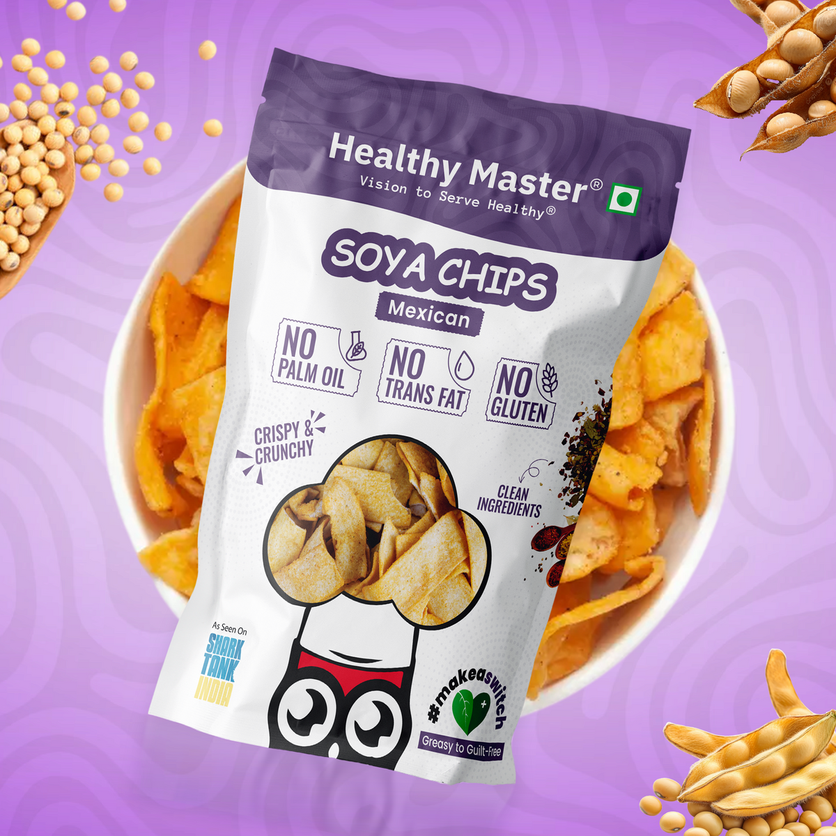 Healthy Master Soya Chips - 30g