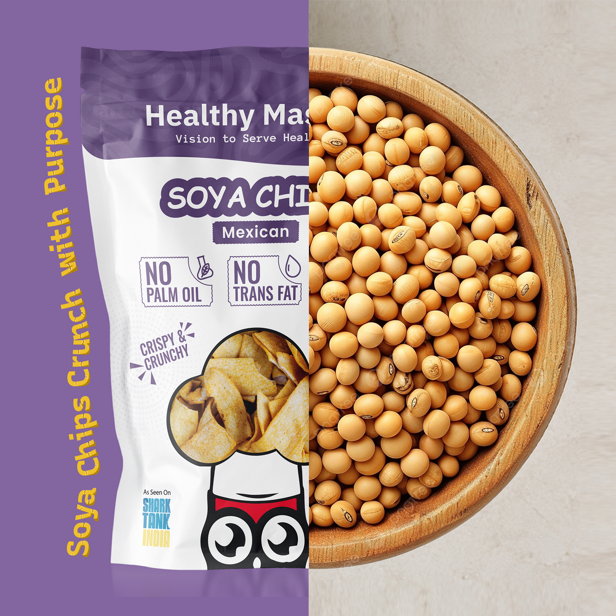 Healthy Master Soya Chips - 100g