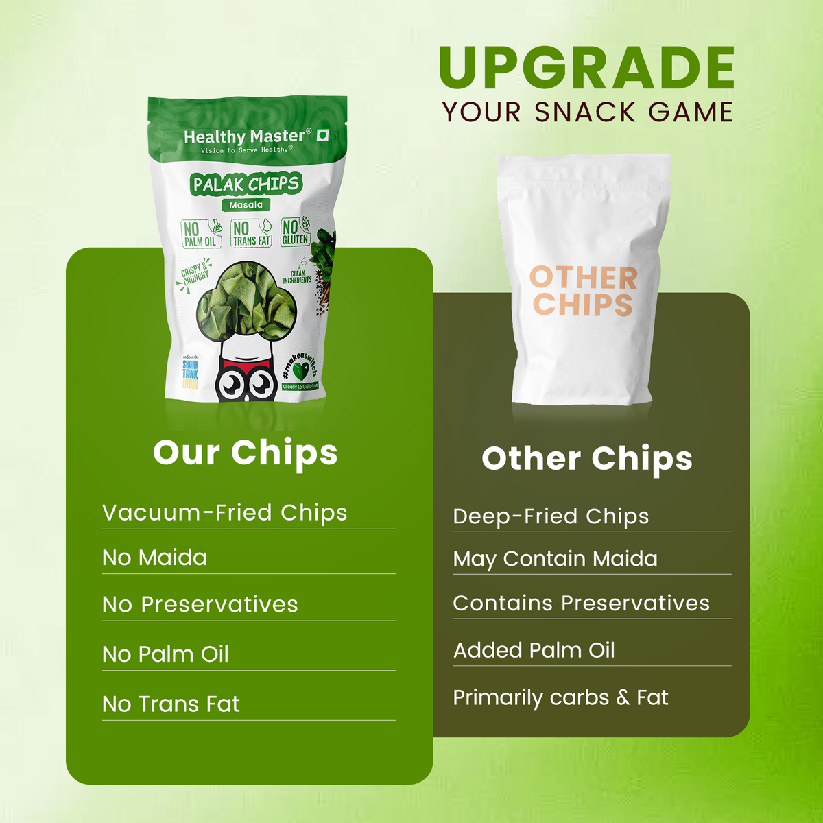 Healthy Master Palak Chips - 30g