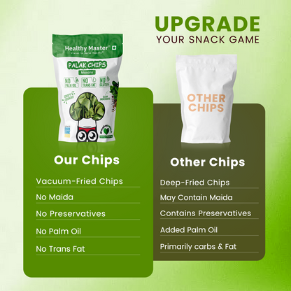 Healthy Master Palak Chips - 100g