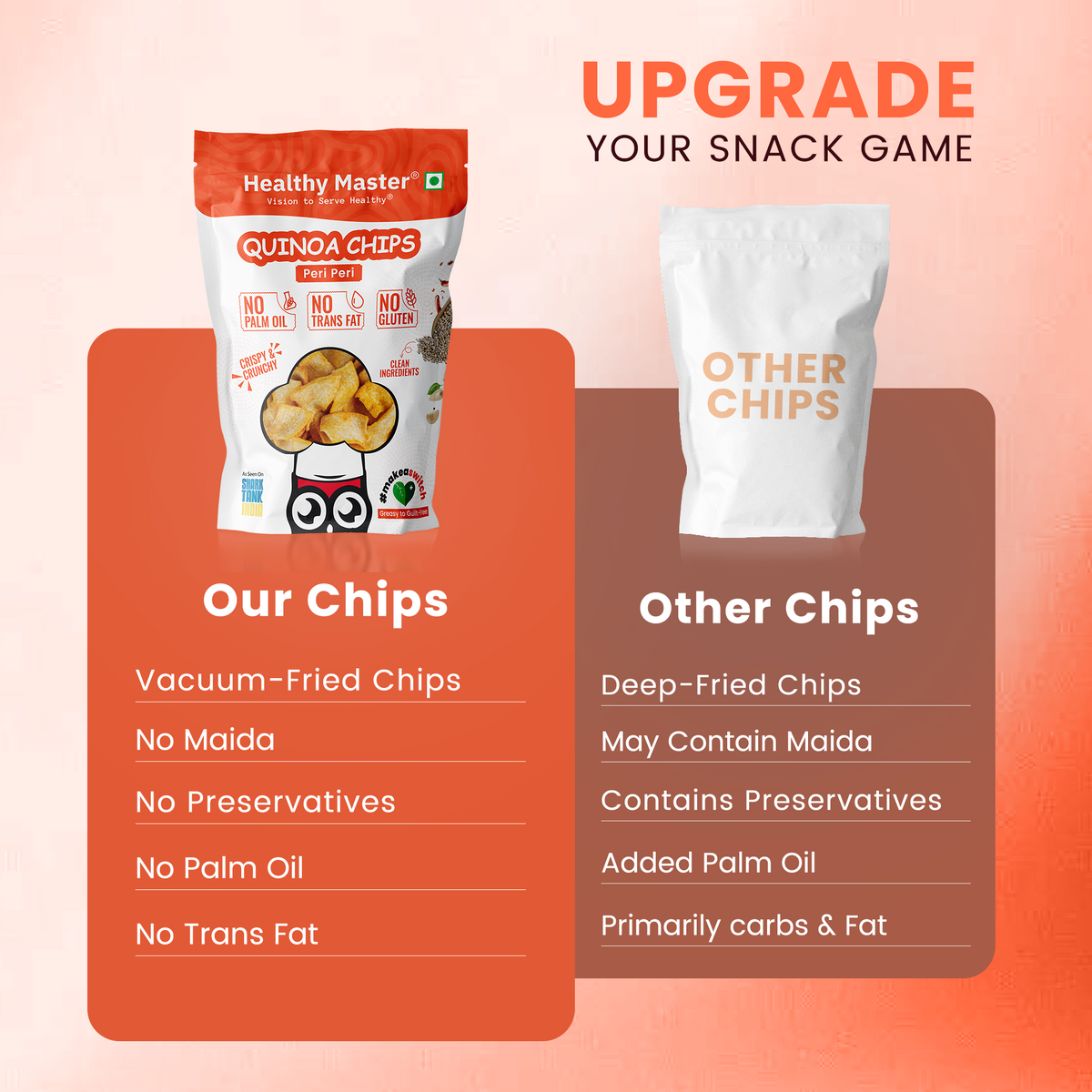 Healthy Master Quinoa Chips - 30g