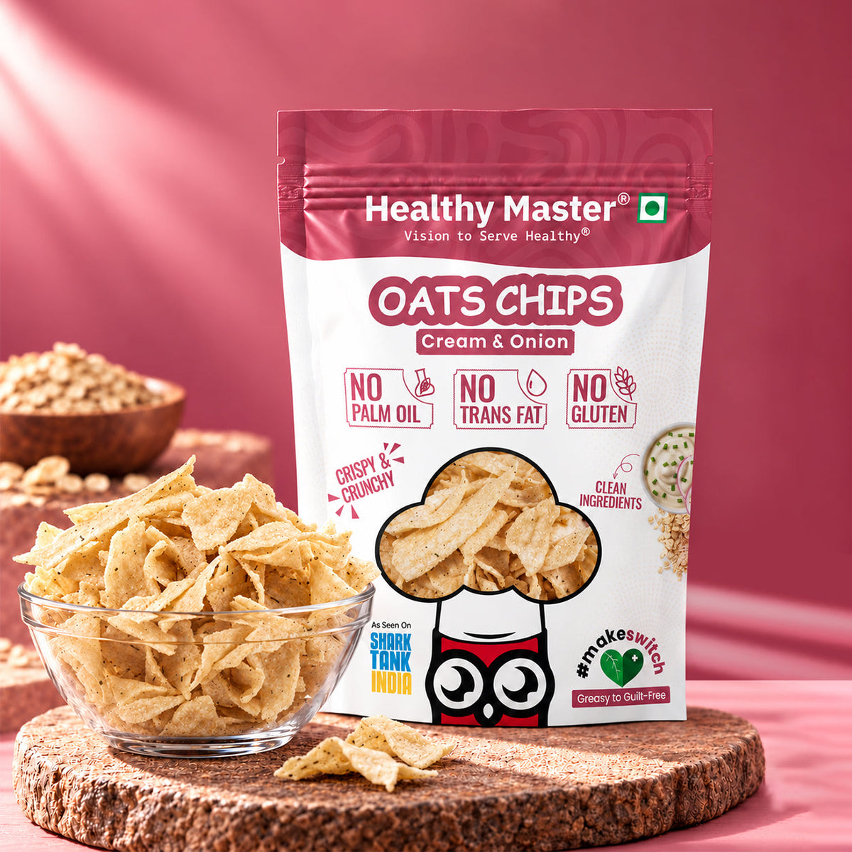 Healthy Master Oats Chips - 100g