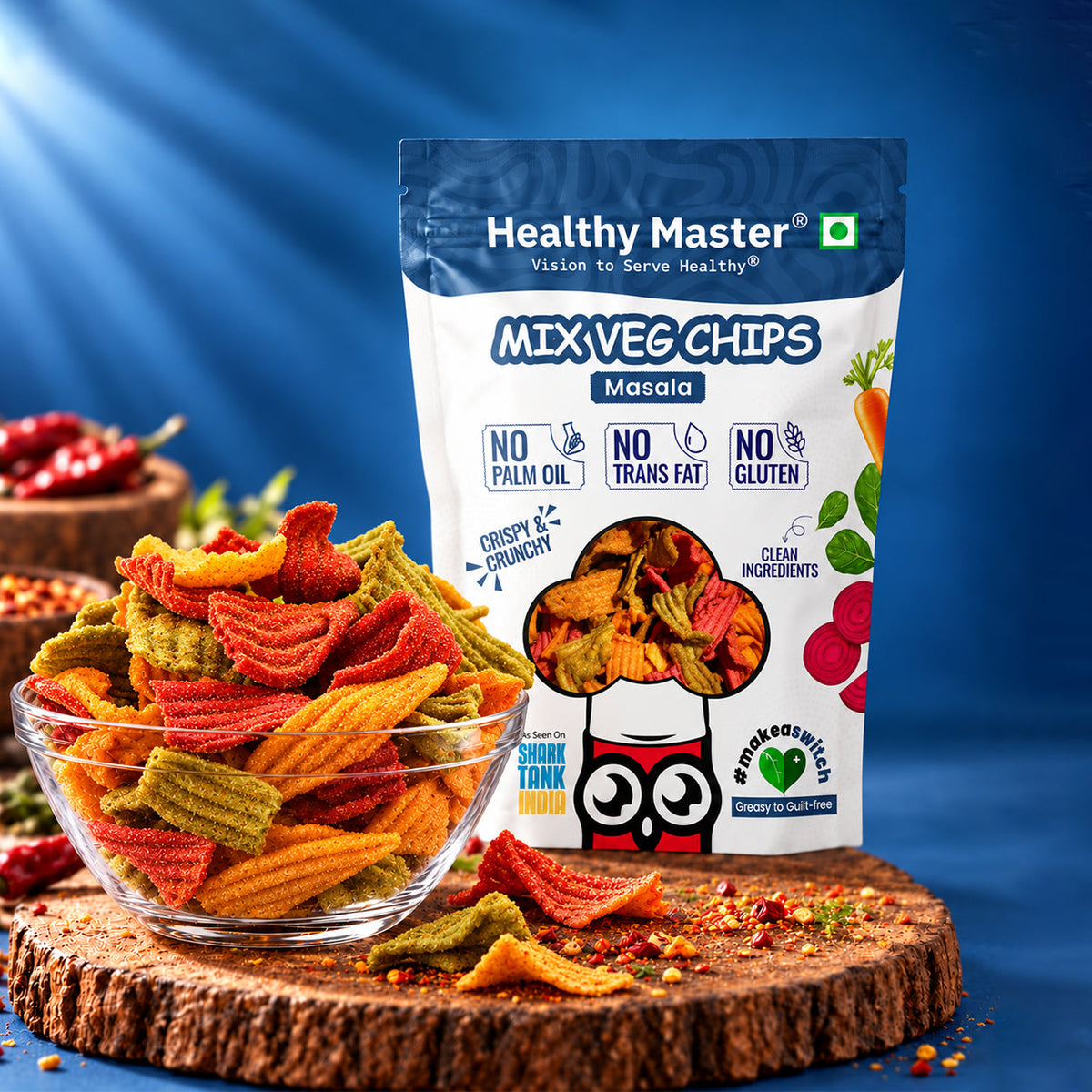 Healthy Master Mix Veg Chips - 100g