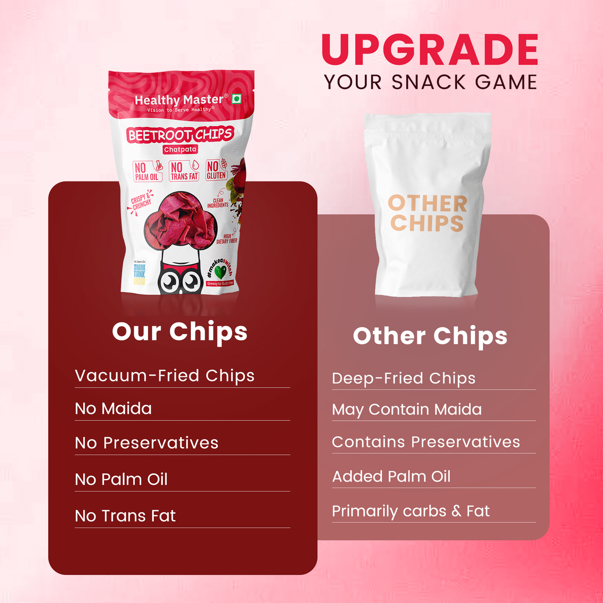 Healthy Master Beetroot Chips - 30g