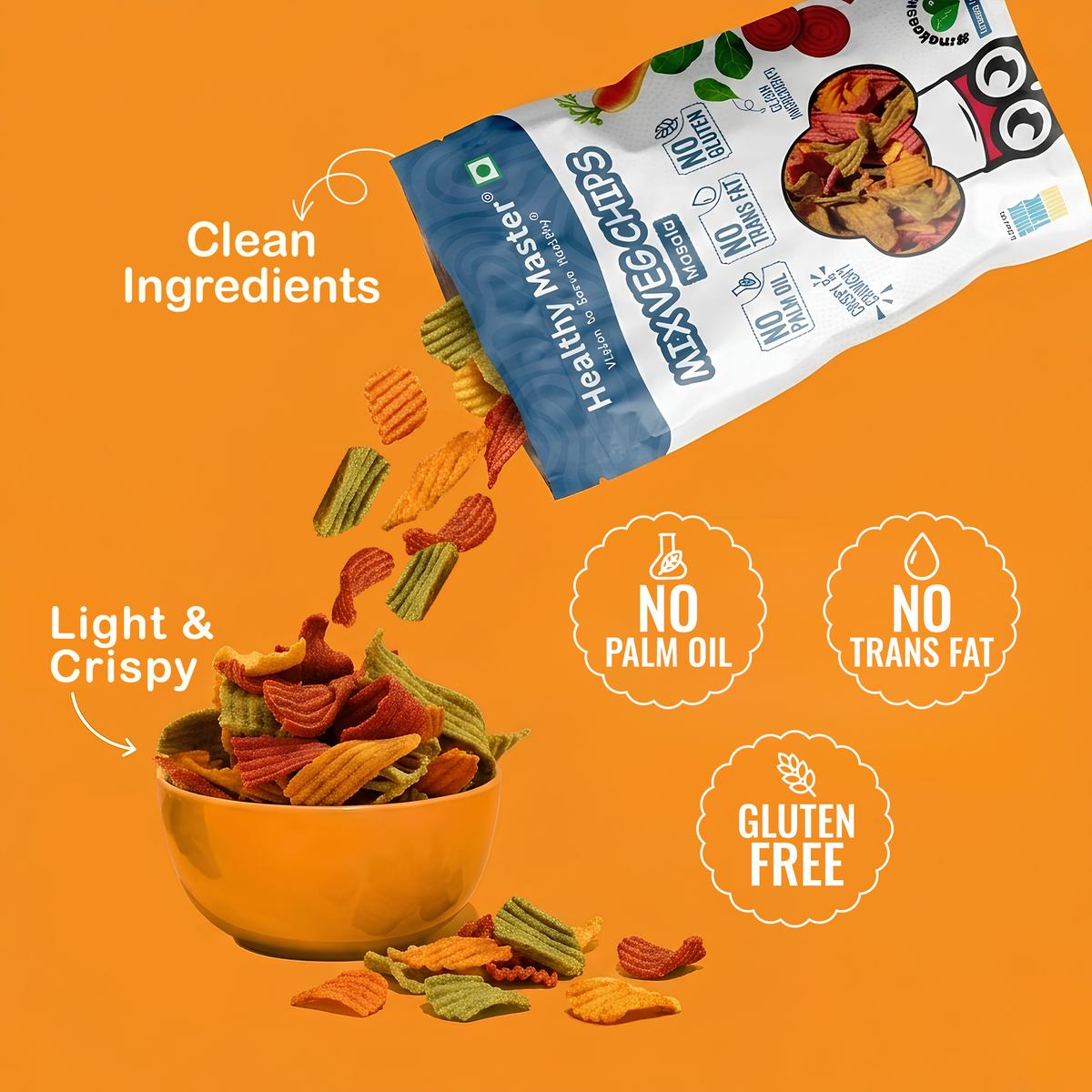 Healthy Master Mix Veg Chips - 100g