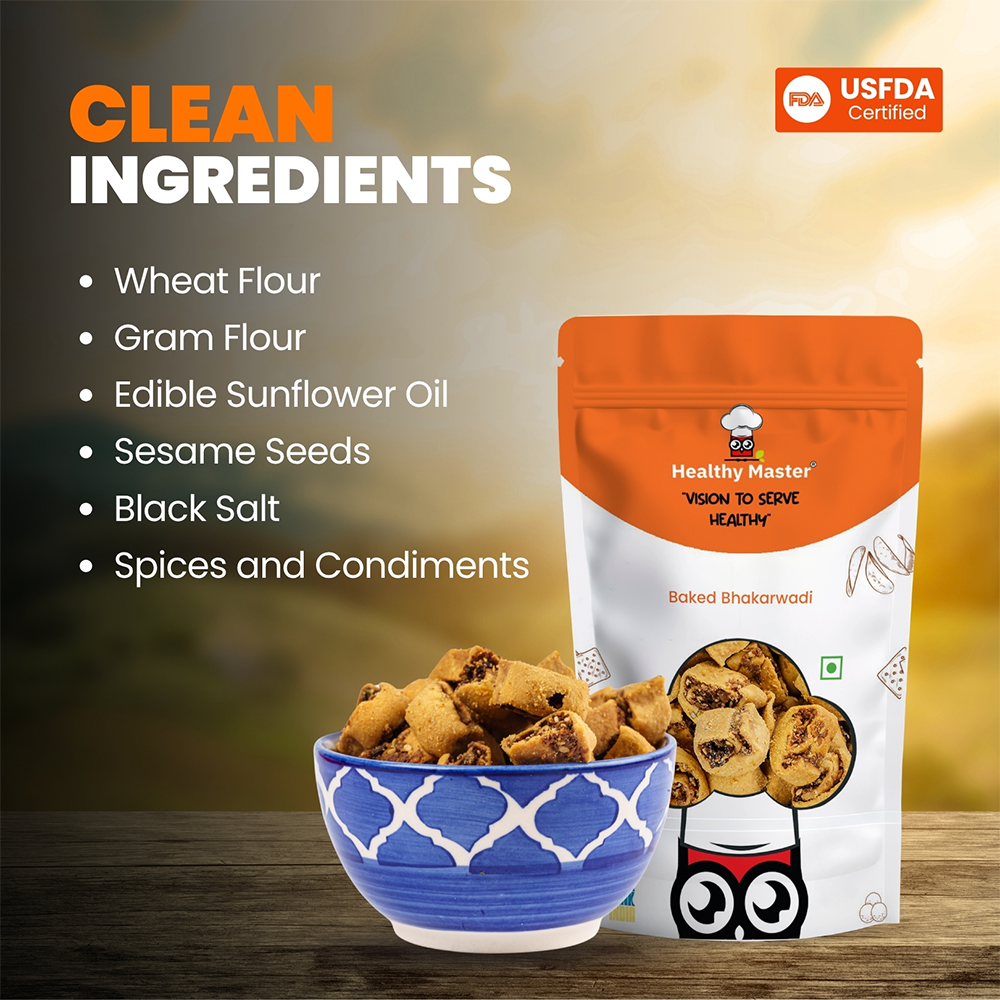 Healthy Master Bhakarwadi - 250g