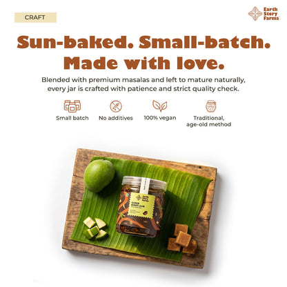 Earth Story Farms Aam Gur Pickle - 200g