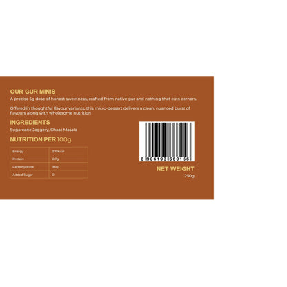 Earth Story Farms Gur Minis - Chaat Masala - 250g