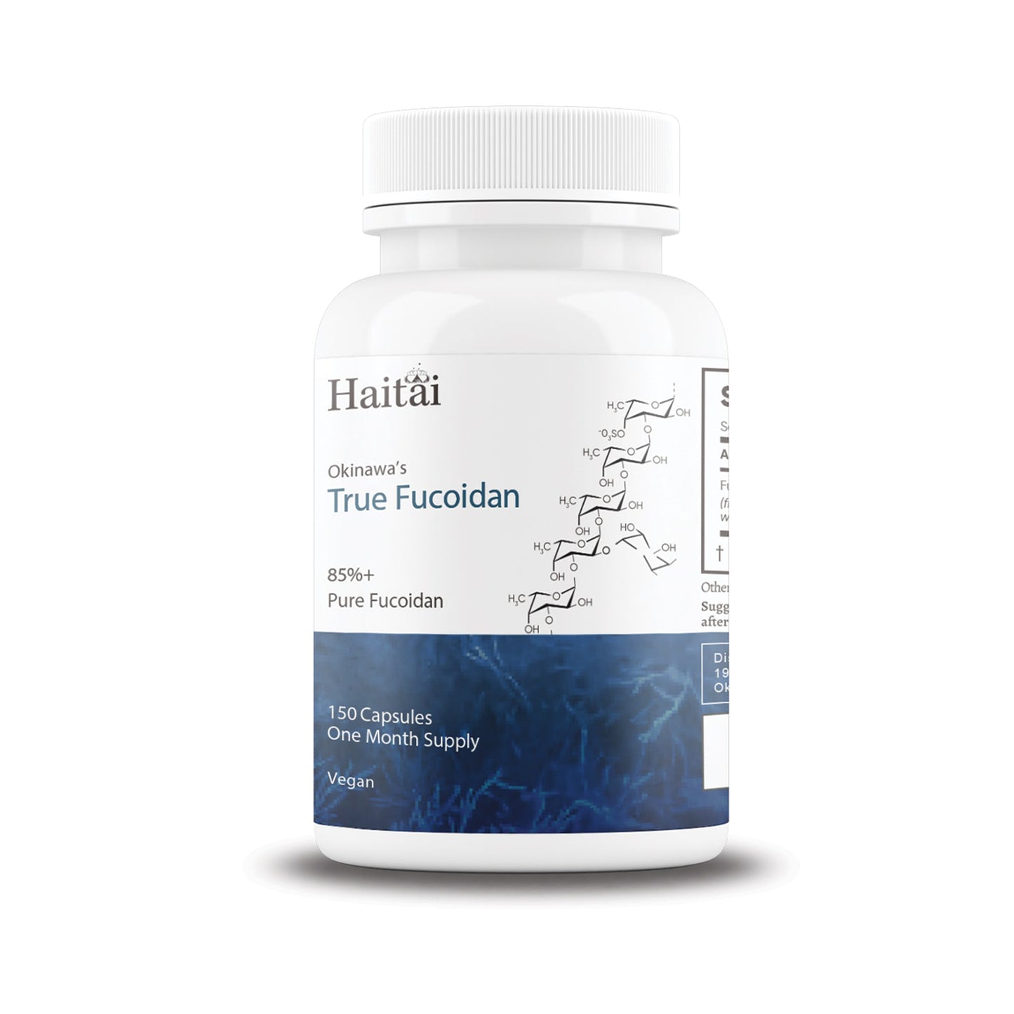 Haitai Fucoidan 150 Capsules - Mozuku Seaweed, Immunity & Cell Health, Made in Japan