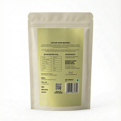 Earth Story Farms Gur Saunf Mukhwaas - 50g