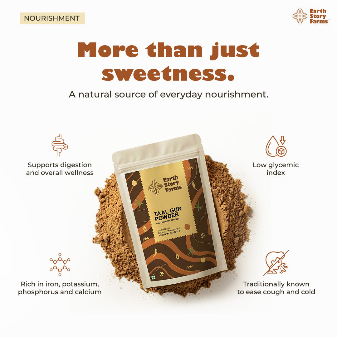 Earth Story Farms Palm Jaggery Powder - 400g