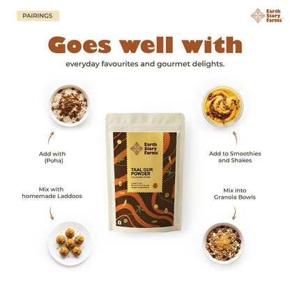 Earth Story Farms Palm Jaggery Powder - 400g